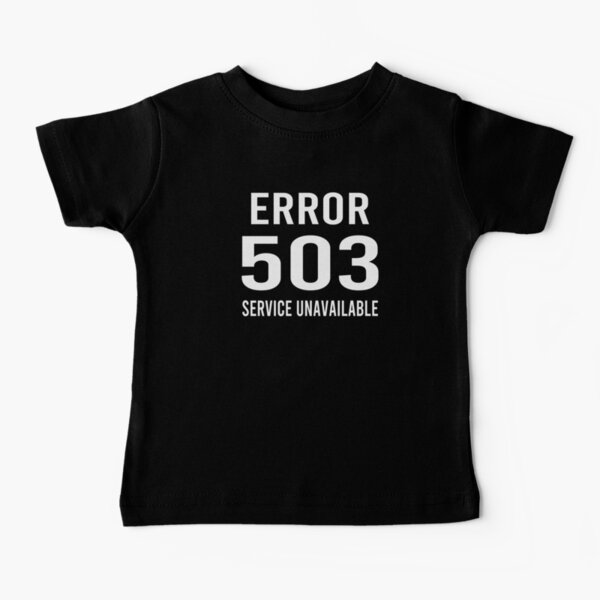 Error 503 Service Unavailable