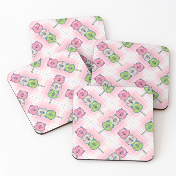 Item preview, Guinea Pig Dango Pink Pattern designed and sold by Pigapalooza.