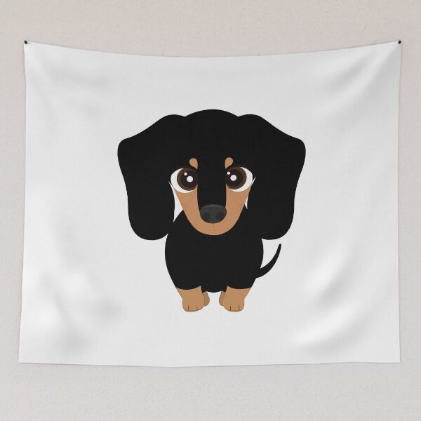 Item preview, Affectionate and Tender Black Dapple Dachshund designed and sold by TeckelStore.