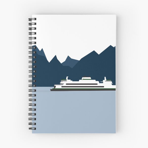 Aperçu de l'œuvre Pacific Northwest Ferry créée et vendue par MIDdesigns.