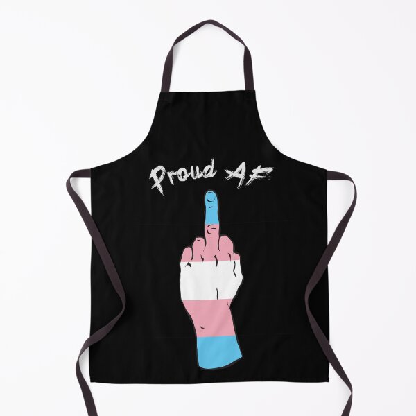 Item preview, Proud AF - Trans Pride Middle Finger designed and sold by Alrkeaton.