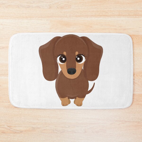 Item preview, Dachshund Dapple Affectionate and Cuddly Brown Puppy designed and sold by TeckelStore.