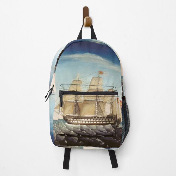 Item preview, Vintage Ship Nautical Art designed and sold by The Mad Hermit.