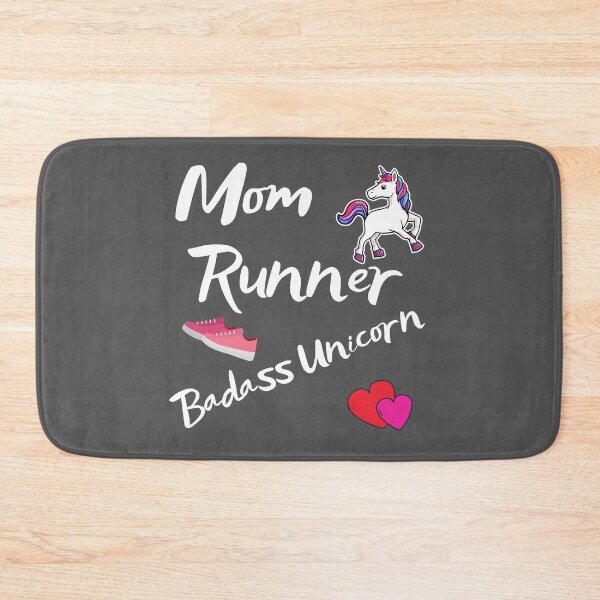 Item preview, Mom Runner Badass Unicorn designed and sold by The Feel Workshop.