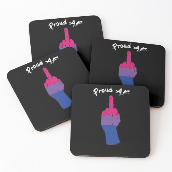 Item preview, Proud AF - Bi Pride Middle Finger designed and sold by Alrkeaton.