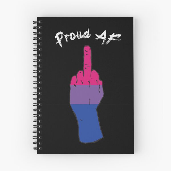 Item preview, Proud AF - Bi Pride Middle Finger designed and sold by Alrkeaton.
