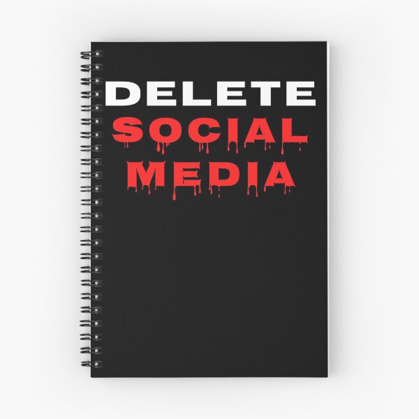 Item preview, Delete Social Media - Blood dripping font  designed and sold by Try-It.