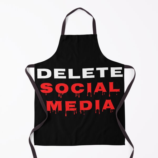 Item preview, Delete Social Media - Blood dripping font designed and sold by Try-It.