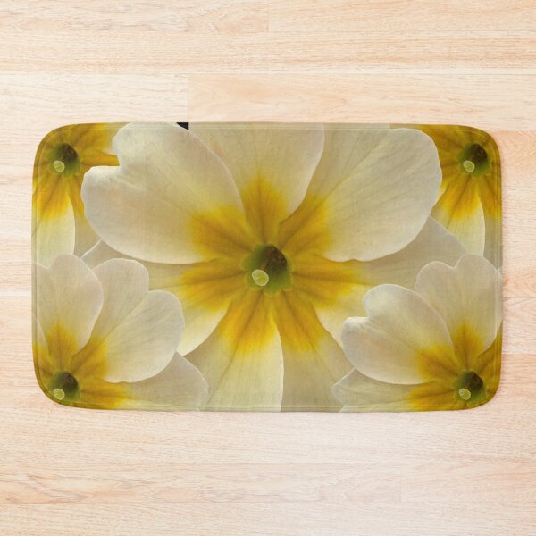 Item preview, Cream Flower Primrose Still Life Floral Photography on Black designed and sold by CottoVerdi.