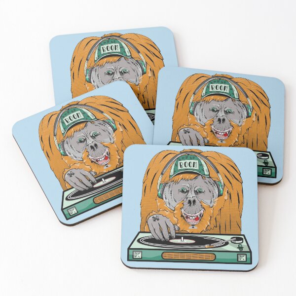 Item preview, Orangutan D.J. designed and sold by piedaydesigns.