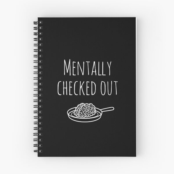 Item preview, Mentally checked out - funny design for tired busy people. designed and sold by Theleochick.