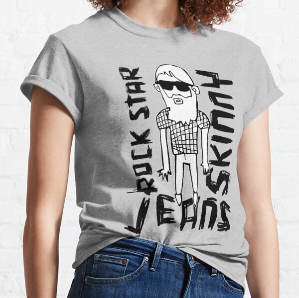 Side Parts And Skinny Jeans Classic T-Shirt