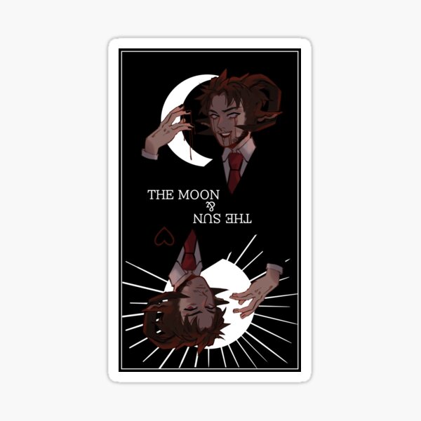 Jschlatt tarot card Sticker