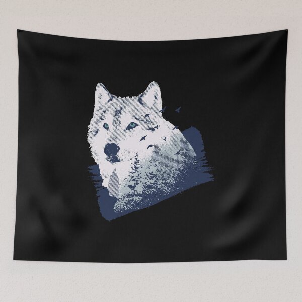 Item preview, Wolf in the Forest -  Beautiful animal tees. designed and sold by PrintPress.