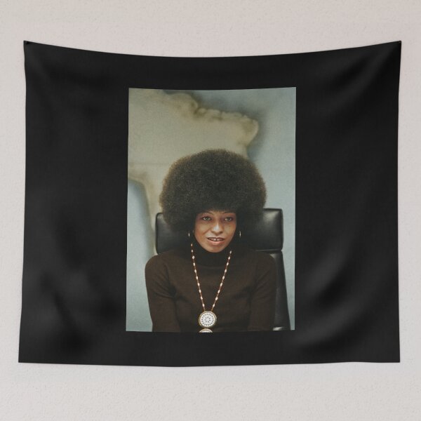Item preview, a portrait of angela davis designed and sold by ptitbellone.