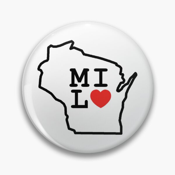 Item preview, I Love Milwaukee - White designed and sold by nicdesignsstuff.