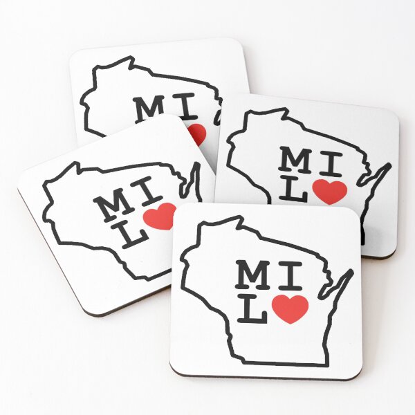Item preview, I Love Milwaukee - White designed and sold by nicdesignsstuff.