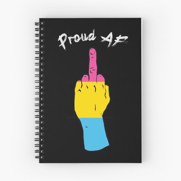 Item preview, Proud AF - Pan Pride Middle Finger designed and sold by Alrkeaton.
