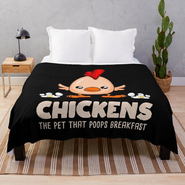 Aperçu de l'œuvre Poulets L'animal qui fait caca le petit déjeuner | Chemise drôle de poulet de fermiers créée et vendue par Rabbitti.