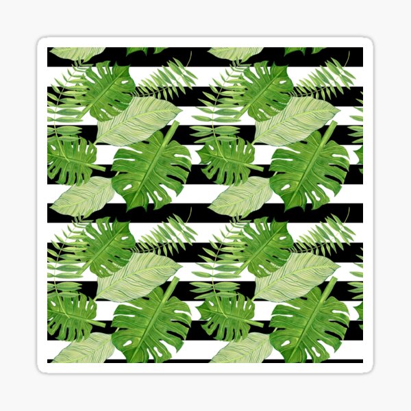 Tropical Leaf Mix III Sticker