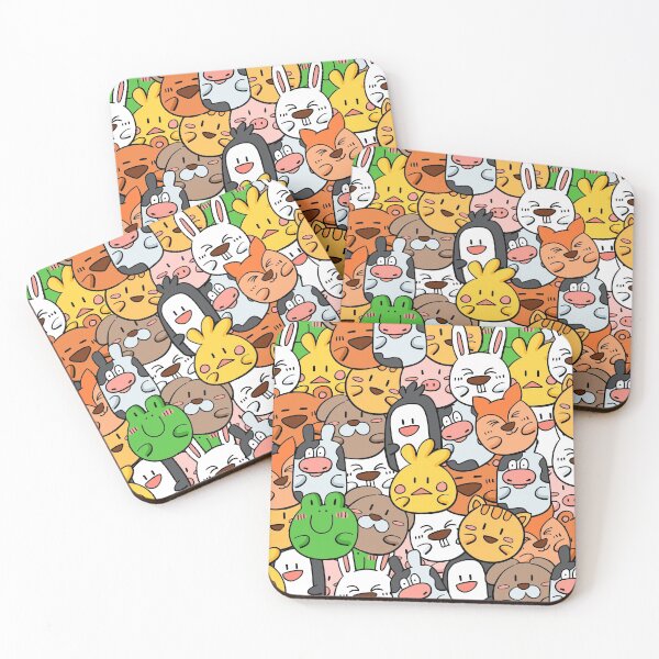 Item preview, Cute little animals cartoon designed and sold by Timegraf.