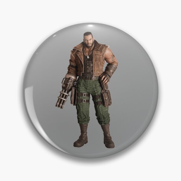 Item preview, Final fantasy 7 (VII) Remake - Barret Wallace Character Official Artwork designed and sold by Krimsy.