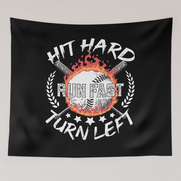 Item preview, Hit Hard Run Fast Turn Left designed and sold by ADAMYASS.