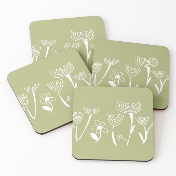 Item preview, Simple, abstract, artsy graphic drawn flowers floral sketch - Caroline Laursen Original designed and sold by Caroline Laursen.