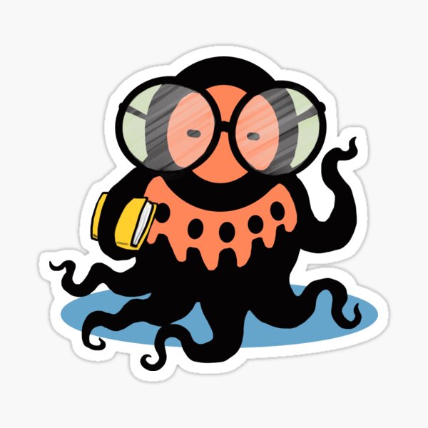 Octo-Sally Sticker