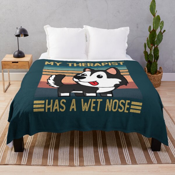 Item preview, Siberian Husky my therapist has a wet nose - Siberian Husky Lovers designed and sold by faudeltn.