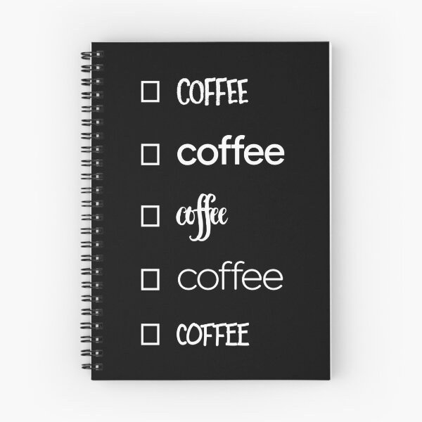 Item preview, Coffee Checklist designed and sold by Tofun.