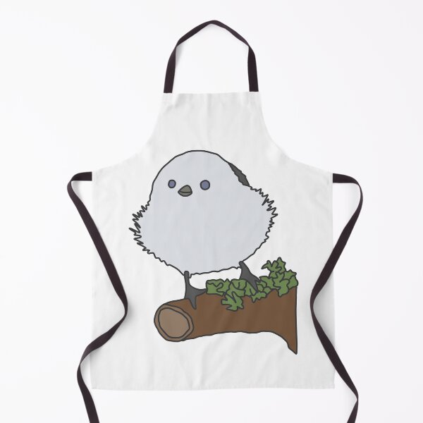 Item preview, SHIMA ENAGA | Japanese Bird | Fluffy White Ball | Long-tailed tit designed and sold by yourtravelguide.