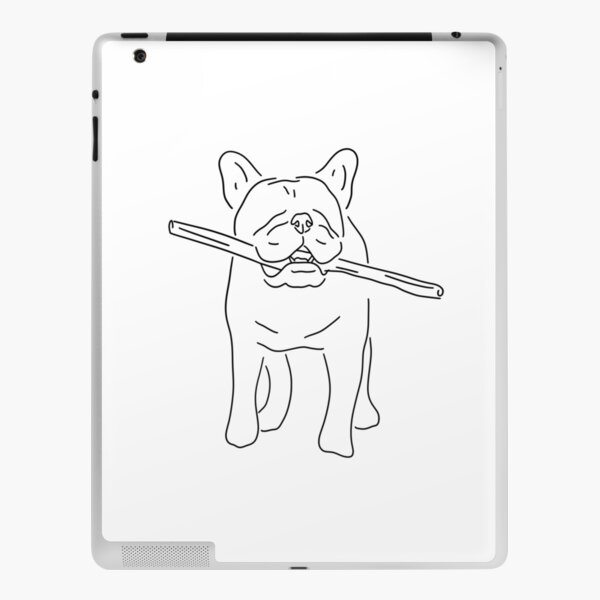 French Bulldog Walkies Art iPad Skin
