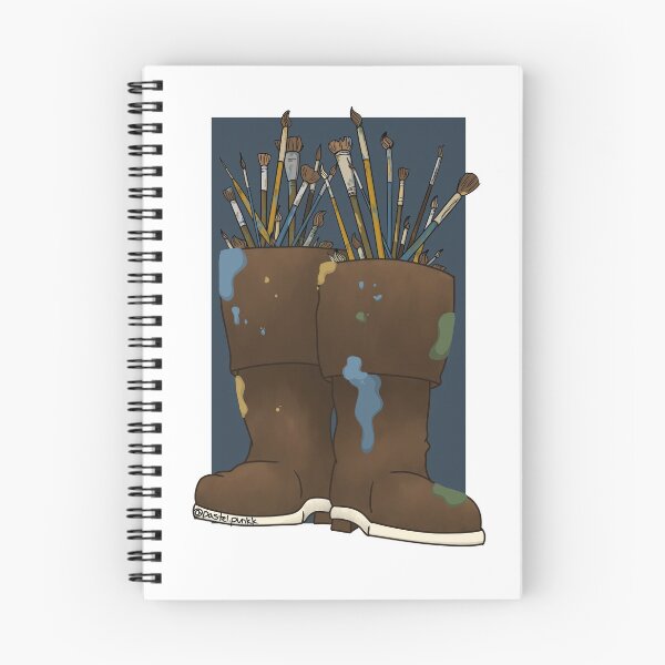 Item preview, Paint Brush Rain Boots designed and sold by Krystal  Thomas.