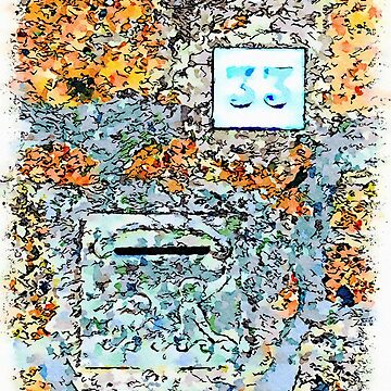 Artwork thumbnail, Barbarano Romano: mailbox with house number by Giuseppe Cocco