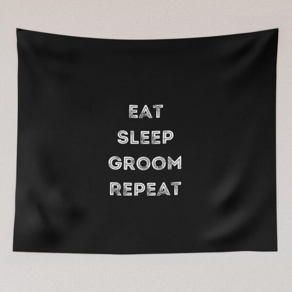 Item preview,  Dog Grooming Eat Sleep Groom Repeat designed and sold by hopeart-.