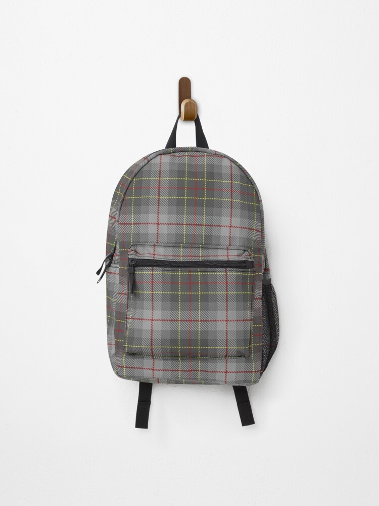 The Brodie Silver Fashion Tartan Backpack