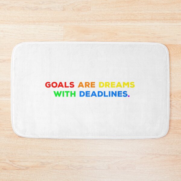 Item preview, Goals are dreams with deadlines. designed and sold by metin1331.