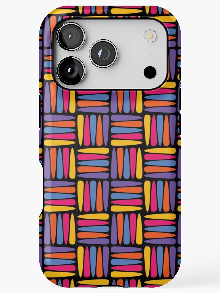 Thumbnail 1 of 4, iPhone Case, Multi Color Pattern designed and sold by williamcuccio.