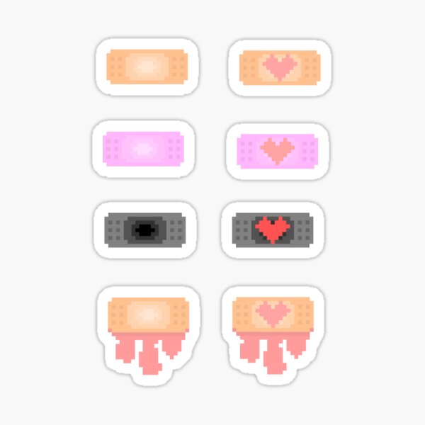 "Cute Bandaids" Sticker for Sale by DesiStickies Redbubble