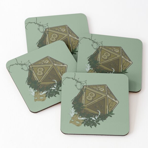 Item preview, Druidic D20 (green background) designed and sold by ArcherLewys.