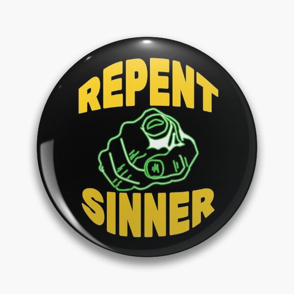 Item preview, Repent Sinner Funny Christian Jesus Bible designed and sold by nutallrosario.
