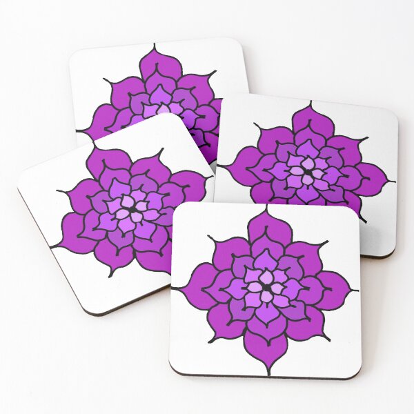 Item preview, Ombré Flower Mandala: Purple designed and sold by Mysticartshop.
