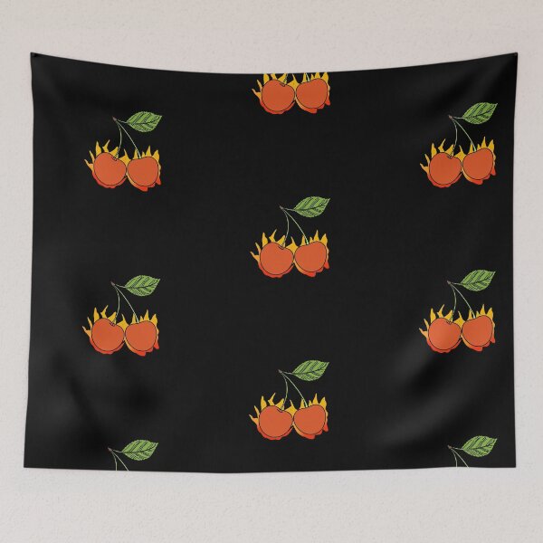 Item preview, Flaming cherries designed and sold by elliedoodles.