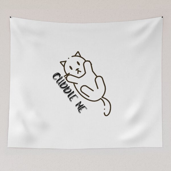 Item preview, Cat cuddling cute cat gift idea cuddle me designed and sold by InsomniaMerch.