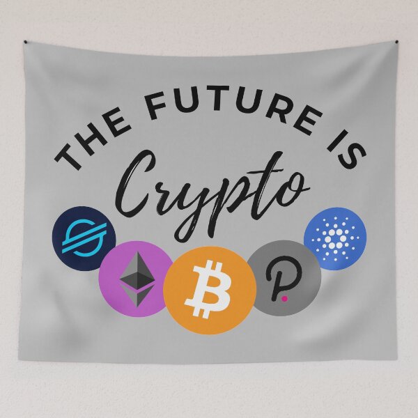 Item preview, The Future is Crypto designed and sold by ThreadsByCampion.