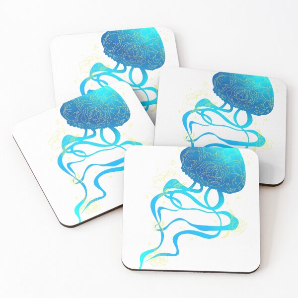 Item preview, Gold Flower Jellyfish designed and sold by artby3lue5tar.