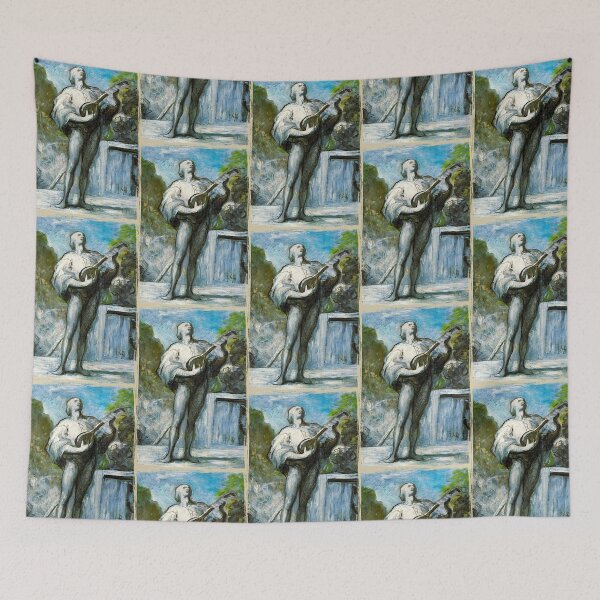 Item preview, The Troubadour | Vintage Painting designed and sold by Petra Becker.