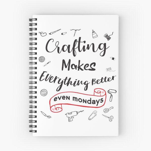 Item preview, Funny Gifts - Crafting Makes Everything Better Even Mondays Gift For Craftspeople designed and sold by JustBeStylish.