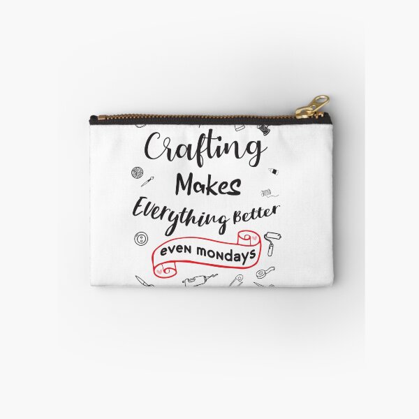 Item preview, Funny Gifts - Crafting Makes Everything Better Even Mondays Gift For Craftspeople designed and sold by JustBeStylish.